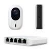 Living Room Connect Kit (UHF-LRC-101) - Flex Mini (Flex-Mini) Switch + G6 Instant (UVC-G6-INST) Camera + Protect Viewport (UFP-Viewport) | Seamless Connectivity & Security Monitoring Bundle view 1