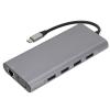 11 in 1 Type C Hub, USB C Docking Station, 4K HD Aluminum y Type C Dock with 100W PD Charging, 5Gbps Data Transfer, Ethernet, Card Reader for, XPS, Mate 10 Pro view 1