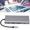 11 in 1 Type C Hub, USB C Docking Station, 4K HD Aluminum y Type C Dock with 100W PD Charging, 5Gbps Data Transfer, Ethernet, Card Reader for, XPS, Mate 10 Pro view 2
