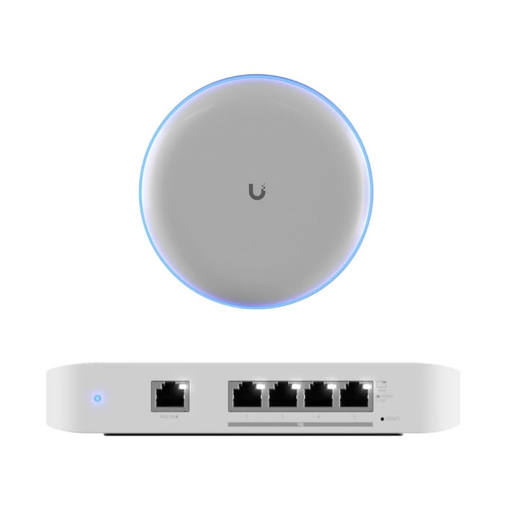 Whole Home Mesh Kit (UHM-101) - Flex 10GbE (Flex-XG) Switch + Building Bridge (UBB) | Seamless Multi-Building Gigabit WiFi & Ethernet Bundle