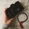 SHINEOFI Cotton PU Camera Wrist Strap Hand Strap for Outdoor Hiking Camping Photography Compatible with DSLR Action Mirrorless Cameras Black view 4