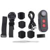 Bewinner Bike Camera with Tail Light, 140 Wide Angle Rear View Bike Camera Brake Taillight Adjustable, Video Lock, 1080P Prevent Shake & Water Proof Video Recorder for Motorcycle view 1
