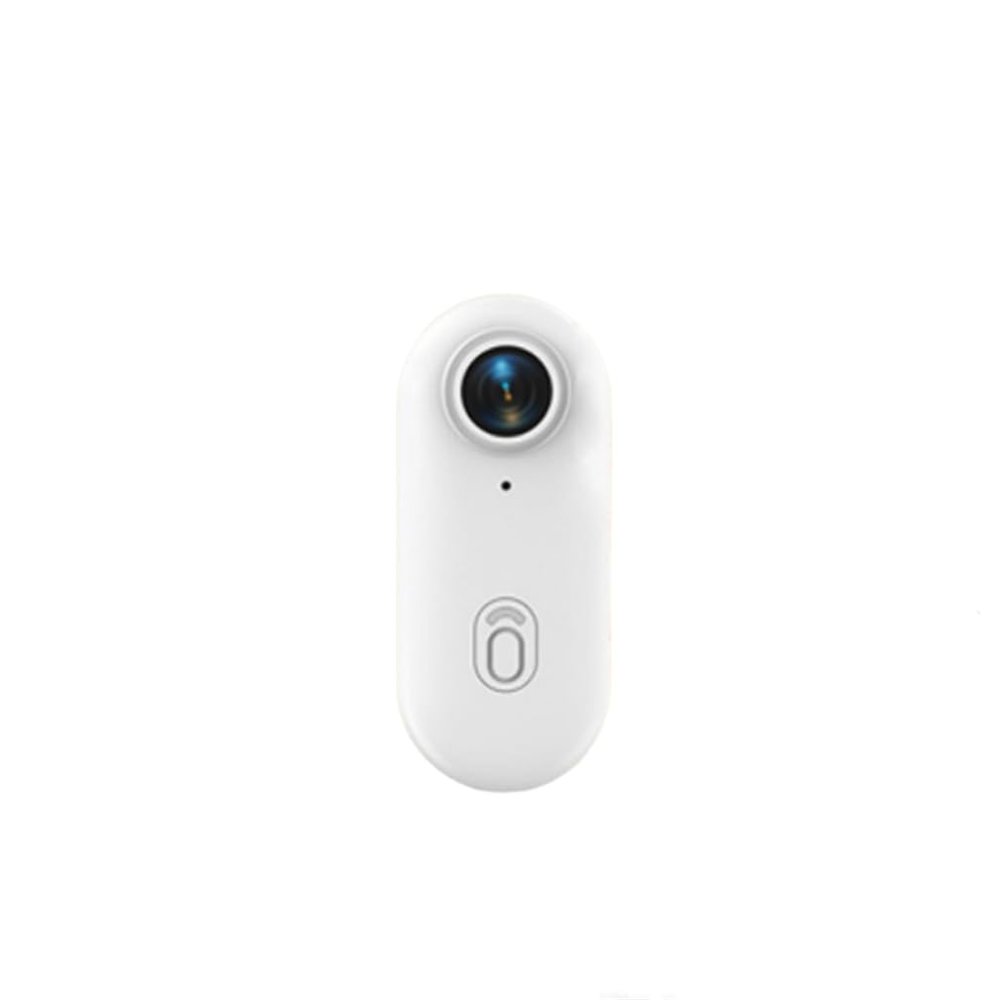 KSNWZ Wearable Action Body Cam, Thumb Action Camera, 170 Wide Field of View and WiFi Mobile, Hands Free Recording Body Worn Camera for Life Recording,White
