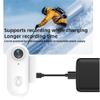 KSNWZ Wearable Action Body Cam, Thumb Action Camera, 170 Wide Field of View and WiFi Mobile, Hands Free Recording Body Worn Camera for Life Recording,White view 4