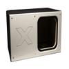 15" Single Vented Solo X Sub Box-All 1" MDF-White Super Weave Carbon Fiber Faceplate view 1