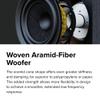 ELAC Debut 3.0 DB63-W Bookshelf Speakers, White (Pair) - 1 Aluminum Dome Tweeter & 6.5 Aramid Fiber Woofer - 2-Way Bass Reflex - 42Hz to 38KHz Response view 4