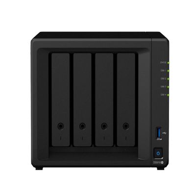 Synology DiskStation DS918+ NAS Server for Business with Intel Celeron CPU, 8GB Memory, 256GB SSD, 8TB HDD, Synology DSM Operating System