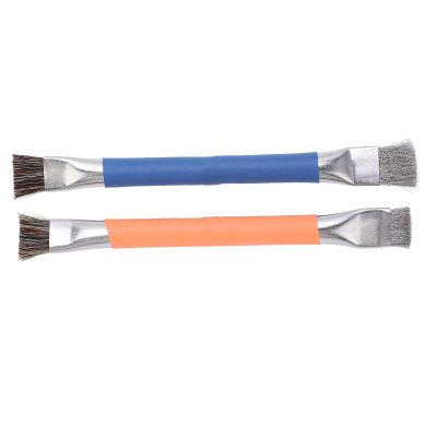Keenso Motherboard Repair Mini Brush for Multi Angle Cleaning, 2pcs Motherboard Brush for Electron Components