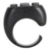 Dpofirs Scrolling Ring, Power Bank Function Stable Connection Camera Remote Shutter Page Turner 32.8ft Range Small with Charging Case for Tablet (Black) view 2