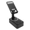 Dpofirs Nonslip Mobile Phone Stand, Speaker, Plays Music from U Disk, Stable Holder for Home Travel, ABS Material view 2