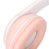 Keenso Noise Reduction Foldable Headset with Colorful Light, Wireless Over Ear Headphone for Phone Laptop, Stylish Headset for Kids (Black) (Pink) view 4