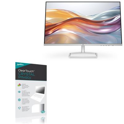 BoxWave Screen Protector Compatible With HP Series 5 FHD Monitor (27 in) - ClearTouch Crystal Privacy (2-Pack), Privacy Screen Protector Flexible Film Clear