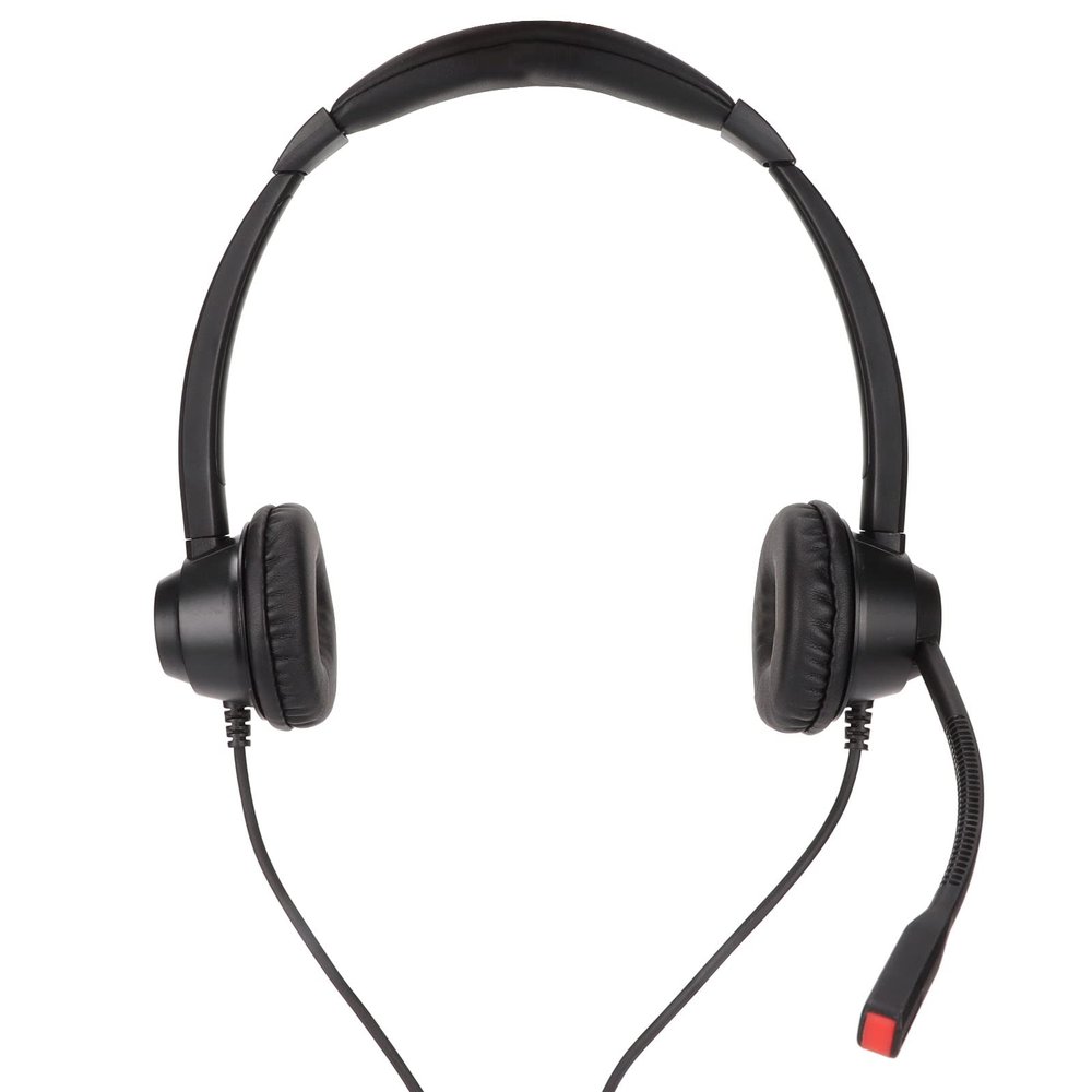 Aramox 2.5mm Jack Telephone Headset, Wired Headset with Microphone, Volume Control for Call Center, Telemarketing, and Home Office
