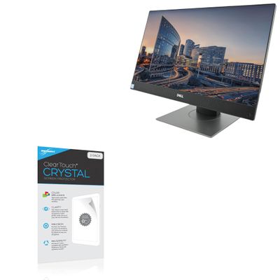 BoxWave Screen Protector Compatible With Dell OptiPlex 7470 AIO - ClearTouch Crystal (2-Pack), HD Film Skin - Shields From Scratches