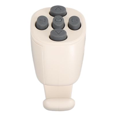 Dpofirs Scrolling Ring, Power Bank Function Stable Connection Camera Remote Shutter Page Turner 32.8ft Range Small with Charging Case for Tablet (Beige)