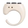 Dpofirs Scrolling Ring, Power Bank Function Stable Connection Camera Remote Shutter Page Turner 32.8ft Range Small with Charging Case for Tablet (Beige) view 2