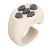 Dpofirs Scrolling Ring, Power Bank Function Stable Connection Camera Remote Shutter Page Turner 32.8ft Range Small with Charging Case for Tablet (Beige) view 4