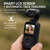 Acuvar 4K Pocket Vlogging Camera with 3-Axis Gimbal Stabilizer, Handheld Portable Video Camera with WiFi, LCD Screen, Face Tracking, 270 Rotation & 64GB SD Card view 4
