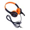 AUNMAS 3.5 Mm Jack with Split Sports, Stereo Foldable Headset with Comfortable Ear Muffs for Long Wear, Wired Childrens Head for Plane, Car, ABS+PVC Material view 4