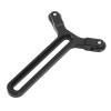 Keenso Long Lens Holder with Double Wheels, Load Weight 5 Kg, for Ronin S SC, Stable Camera and Lens Holder, Black Aluminum Alloy view 2