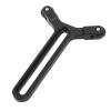 Keenso Long Lens Holder with Double Wheels, Load Weight 5 Kg, for Ronin S SC, Stable Camera and Lens Holder, Black Aluminum Alloy view 3