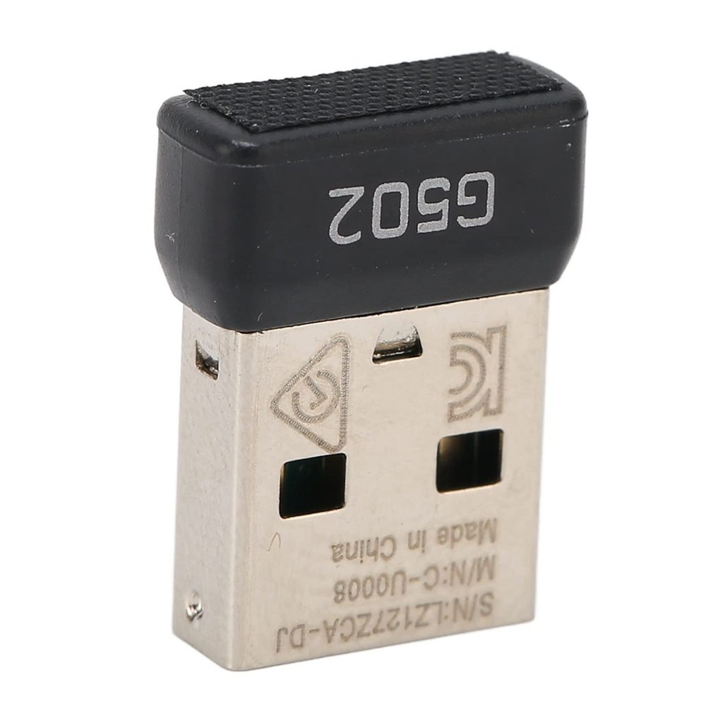 Keenso 2.4GHz Wireless Mouse Adapter USB Receiver for G502 Lightspeed, Plug and Play, Suitable for Home Office Users