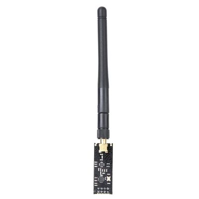 GOTOTOP Nrf24L01 High Power Transceiver Module, 2.4GHz Communication Module with SMA Antenna, Compact Design for Data Transmission