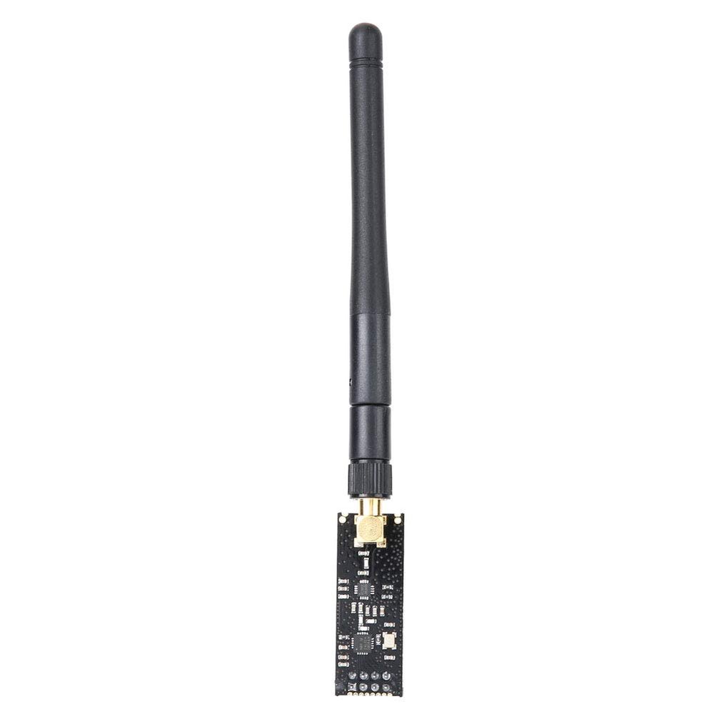 GOTOTOP Nrf24L01 High Power Transceiver Module, 2.4GHz Communication Module with SMA Antenna, Compact Design for Data Transmission