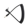 Keenso Camera Flash Sync Cable with Screw Lock for Environmental Light Integration, Coiled Flash Sync Cable Extended to 100cm Long for Practical Use, Ideal for Photography Enthusiasts view 4