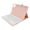 AUNMAS Portable Keyboard Protective Cover Case for Pad 6 Pro 11 Inch 2023, PU Stand Cover with Backlight, Ideal for Tablet Users (Pink) view 4