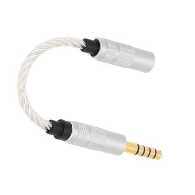 Keenso 4.4mm Gold Plated Male to 3.5mm Female Adapter Cord for NWWM1A - 15cm Length for Easy Use - Great for FIOM11 Sound Player