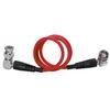 KONDOR BLUE | 18 12G SDI Right-Angle BNC Cable | 4K 60p Ultra-HD Video Transmission | Durable Cable for Cameras, Monitors & Wireless Transmitters | Red view 2