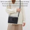 Bewinner Leather Camera Bag for Women, Crossbody Camera Case, DSLR Shoulder Bag with Adjustable Strap Removable Padded Dividers for Travel Work Shopping view 2