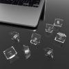 20Keys Original Height 1U 1X Transparents Crystal Blanks Keycaps for Switches Gaming Keyboards Game Lovers Original Height Keycaps view 3