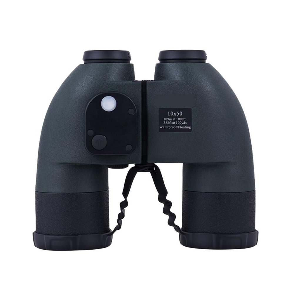 10x50 l Binoculars with Rangefinder & Compass  Nitrogen-Filled, Waterproof Telescope for Hunting, Camping, and Outdoor Adventures