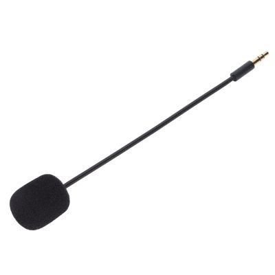 Keenso Flexible 3.5mm Headset Microphone Replacement for Gaming Headsets, Clear Voice for Gamers, Sponge + Aluminum Alloy