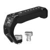 JINPIAOPIAO Universally DSLR Camera Top Handle Handgrip with Cold Shoe Mount 1/4 3/8 ARR Locating Hole for Accessories Attachment view 1