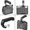 JINPIAOPIAO Universally DSLR Camera Top Handle Handgrip with Cold Shoe Mount 1/4 3/8 ARR Locating Hole for Accessories Attachment view 2