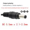 DC 6V 600mA 0.5A 0.6A 1A 500mA Polarity Positive Inside and Negative Outside 5.5 * 2.5mm Power Adapter(EU Plug,6V 0.6A) view 2