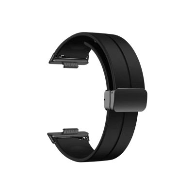 Yenle Silicone Replacement Sport Watch band Fit for Huawei Fit 3 4 Pro(Black black,For Huawei Fit 4 Pro)
