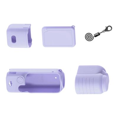 JINPIAOPIAO Silicone Protective Cover for Pocket 3 Camera Lens and Screen Shockproof Easy Installation Multiple Color