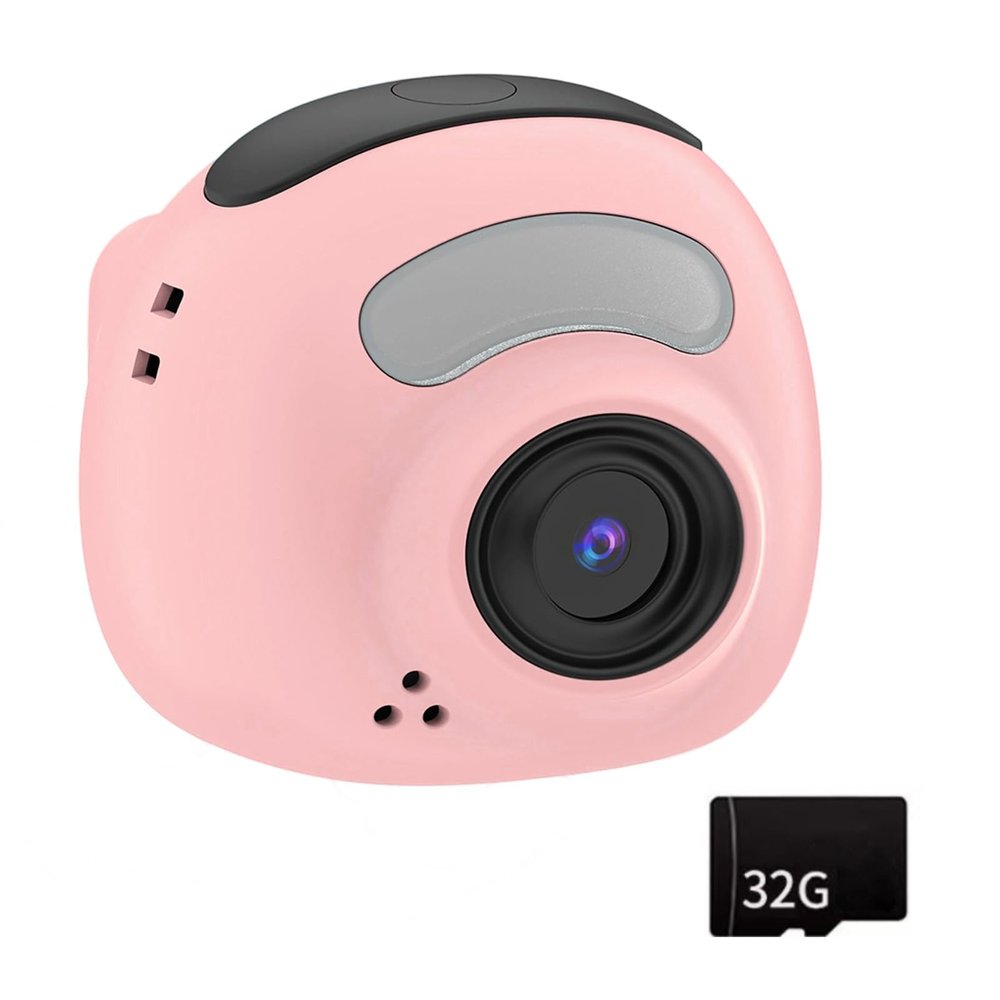 JINPIAOPIAO Extreme Dense Rose Tiny Camera 720P Transducer Creative Overlays Transportable for Kids Youths School Tasks