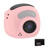 JINPIAOPIAO Extreme Dense Rose Tiny Camera 720P Transducer Creative Overlays Transportable for Kids Youths School Tasks view 1