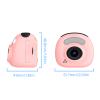JINPIAOPIAO Extreme Dense Rose Tiny Camera 720P Transducer Creative Overlays Transportable for Kids Youths School Tasks view 4