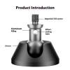 JINPIAOPIAO Anti Slip 3/8 Thread Camera Tripod Feet Adjustable Aluminum Silicone Base for Stable DSLR view 3