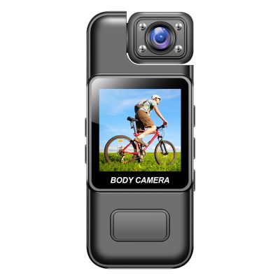 JINPIAOPIAO Wearable Body Camera with Real Time and 8Hrs for Outdoor