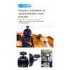 JINPIAOPIAO 1080P Attractive Mount Handheld Device Transportable Detailed Wearable Video Device for Animals Cycling Blogging with Extended Power Time view 4