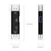 5-in-1 USB C Card Reader, USB 3.0 High-Speed TF Memory Card Adapter for Laptop, Smartphone, Tablet, Fast Data Transfer & Storage Expansion for Photos, Videos view 3