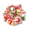 12 Pcs Christmas Stickers Pack, Cute Holiday Vinyl Decals Featuring Snowman, Wreath, Gift Box, Gingerbread, Candle, and Tree, Waterproof Winter Stickers for Laptop, Bottle, Card Making 5 Inches view 1
