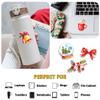 12 Pcs Christmas Stickers Pack, Cute Holiday Vinyl Decals Featuring Snowman, Wreath, Gift Box, Gingerbread, Candle, and Tree, Waterproof Winter Stickers for Laptop, Bottle, Card Making 5 Inches view 4